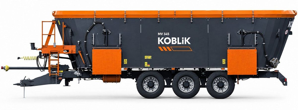 Трёхшнековый смеситель-раздатчик кормов MV 345
