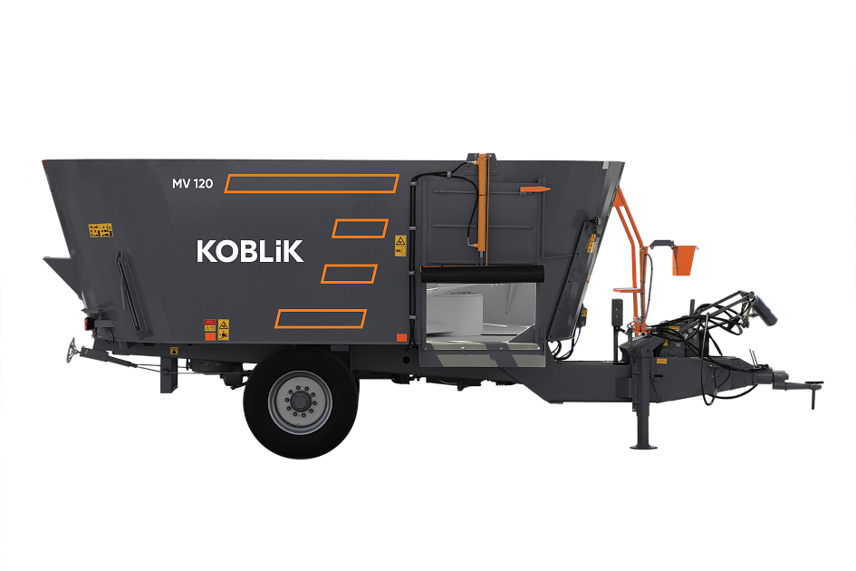 Двухшнековый смеситель-раздатчик кормов MV 120